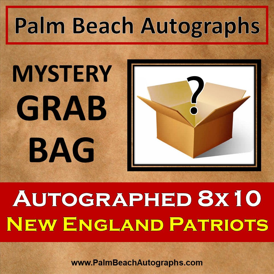 MYSTERY GRAB BAG - New England Patriots Autographed 8x10 Photo