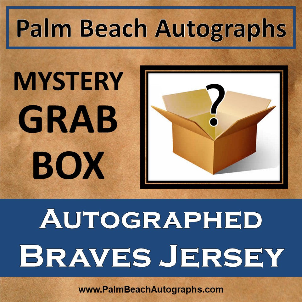 MYSTERY GRAB BOX - Autographed Atlanta Braves Baseball Jersey