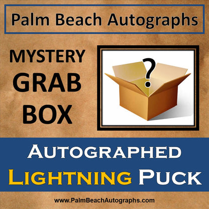 Mystery Grab Bag - Tampa Bay Lightning NHL Autographed Hockey Puck