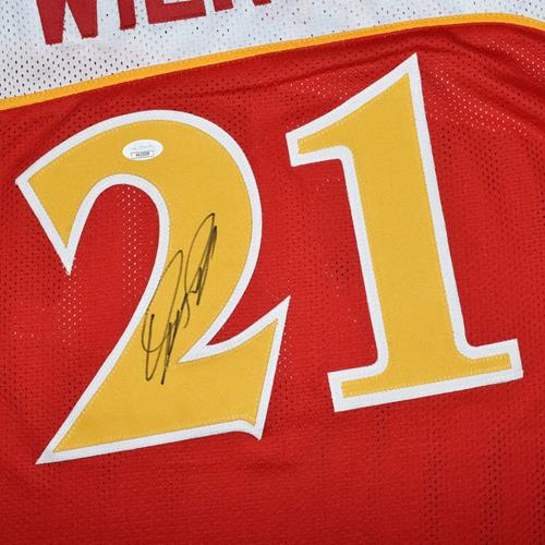 Dominique Wilkins Autographed Atlanta Hawks (Red #21) Jersey - JSA