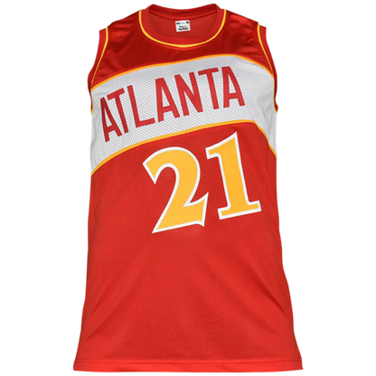 Dominique Wilkins Autographed Atlanta Hawks (Red #21) Jersey - JSA – Palm  Beach Autographs LLC