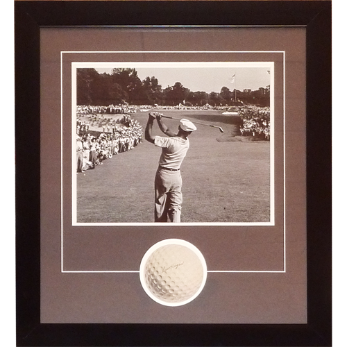 Ben Hogan Autographed 1950 US Open Merion (1 Iron) Deluxe Framed 11x14 Photo Piece with Signature - JSA