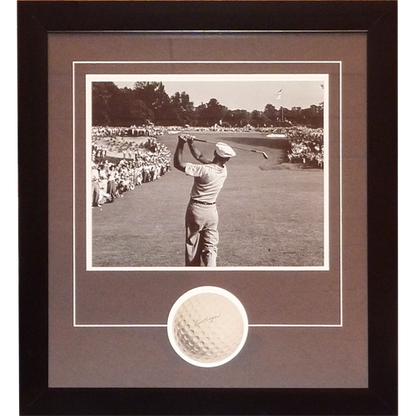 Ben Hogan Autographed 1950 US Open Merion (1 Iron) Deluxe Framed 11x14 Photo Piece with Signature - JSA