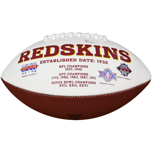 Joe Theismann Autographed Washington Redskins Logo Football w/ "SB XVII Champs"