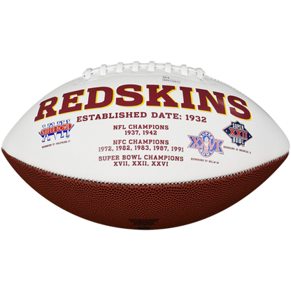 Joe Theismann Autographed Washington Redskins Logo Football w/ "SB XVII Champs"
