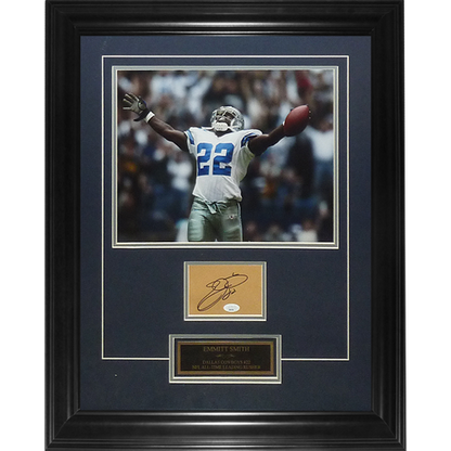 Emmitt Smith & Tony Dorsett Signed Autographed Dallas Cowboys Mini Emmitt Smith & Tony Dorsett Signed Autographed Dallas Cowboys Mini