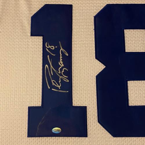 Peyton Manning Autographed Indianapolis Colts White 18 Deluxe Frame Palm Beach Autographs LLC