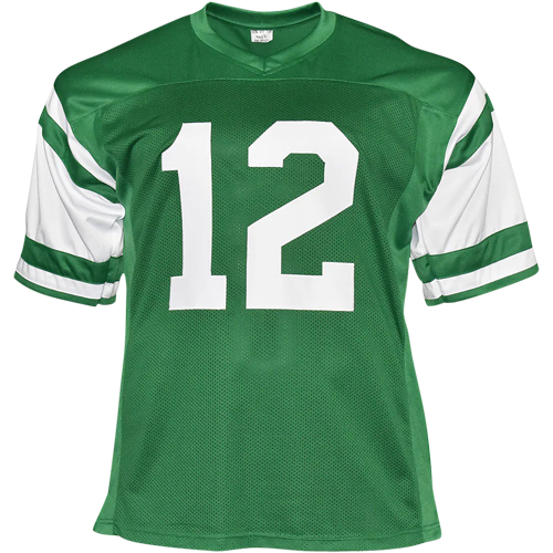 Joe Namath Autographed New York Jets Green 12 Jersey JSA Palm Beach Autographs LLC
