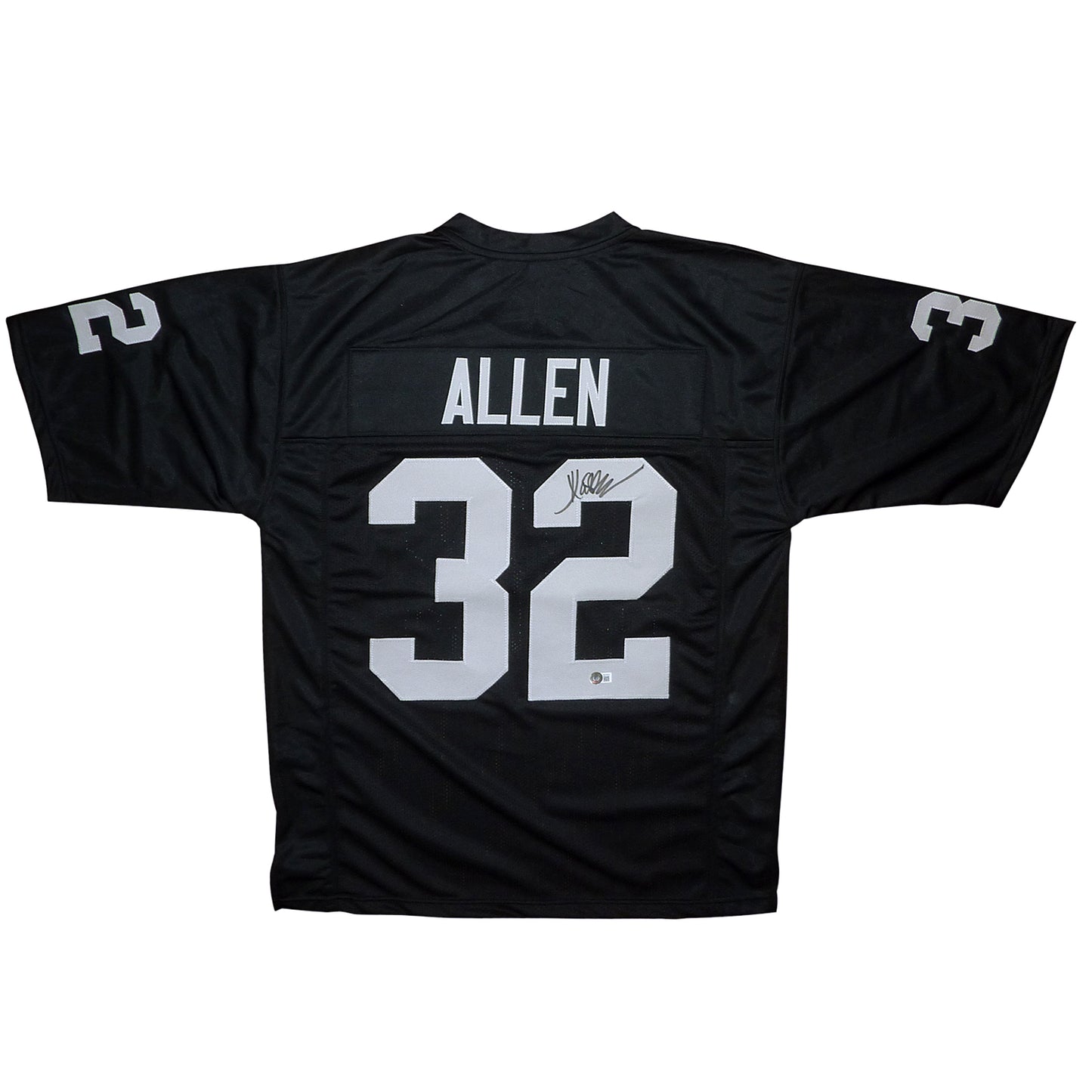 Marcus Allen Autographed Oakland Raiders (Black #32) Custom Jersey - Beckett