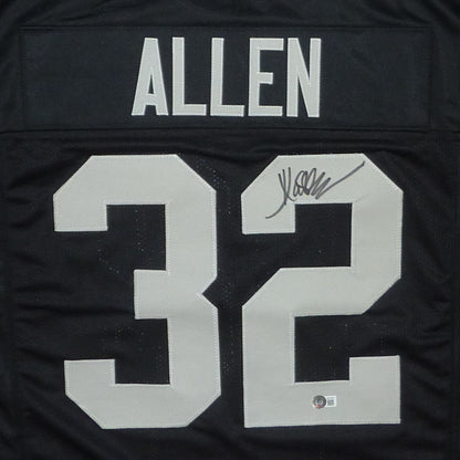 Marcus Allen Autographed Oakland Raiders (Black #32) Jersey - Beckett