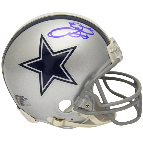 Emmitt Smith Autographed Dallas Cowboys Mini Helmet