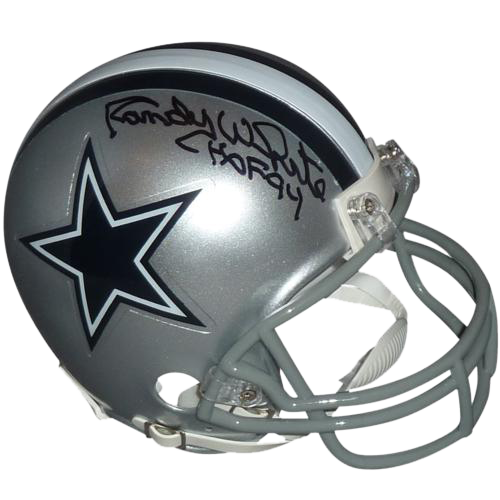 Randy White Autographed Dallas Cowboys Mini Helmet w/ "HOF 94"