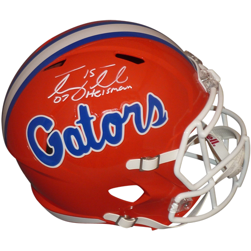 Tim Tebow Autographed Florida Gators (Speed) Deluxe Full-Size Replica Helmet w/ 