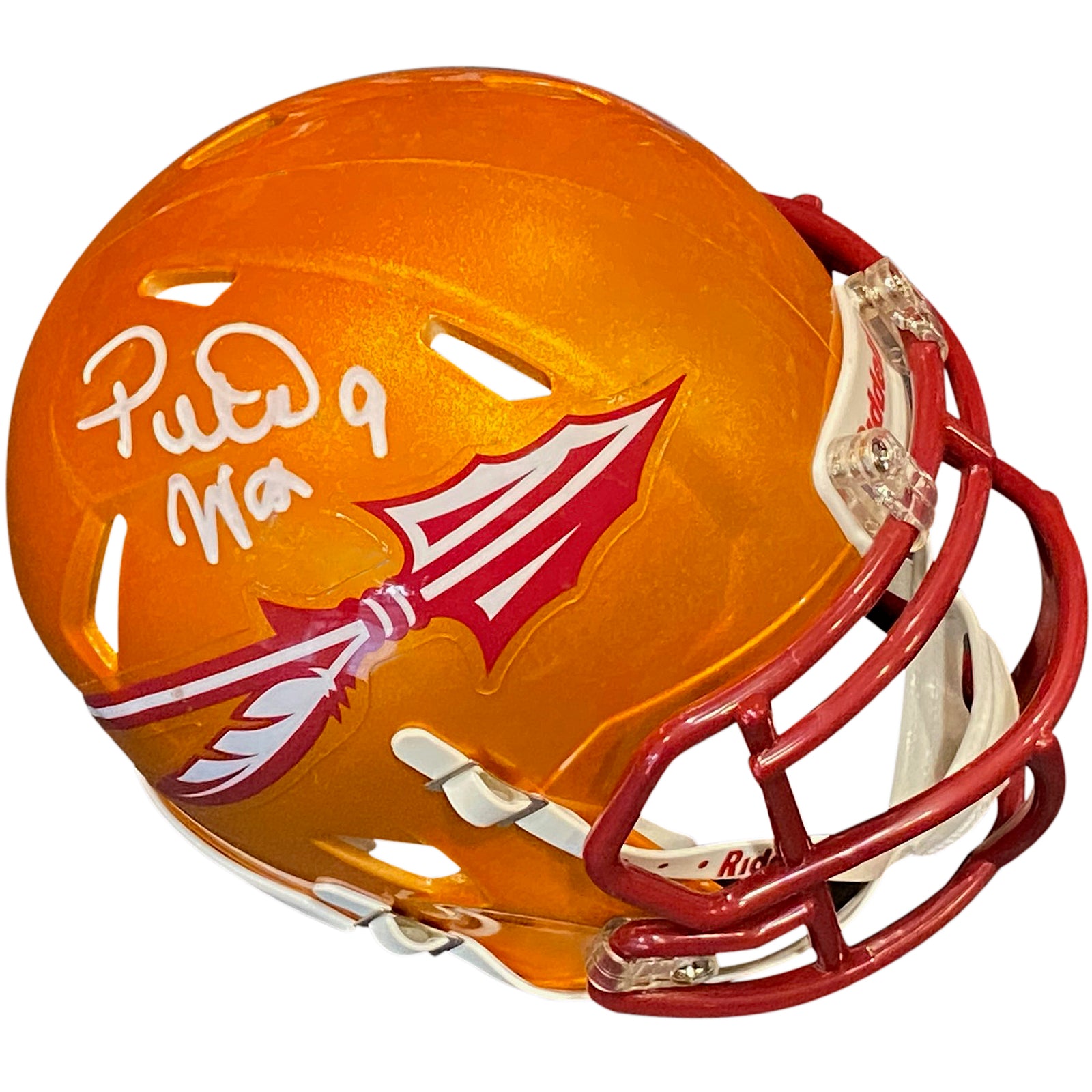 Peter Warrick Autographed Florida State FSU Seminoles (FLASH Alternate) Mini Helmet
