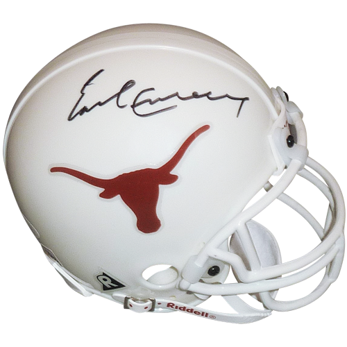 Earl Campbell Autographed Texas Longhorns Mini Helmet