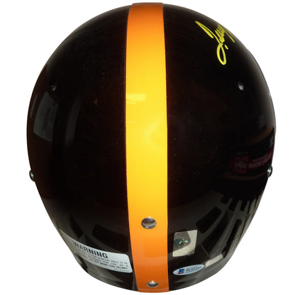 Terry Bradshaw Autographed Pittsburgh Steelers Throwback TK Helmet - Beckett