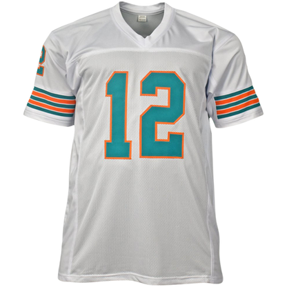Bob Griese Autographed Miami Dolphins (White #12) Custom Jersey - JSA