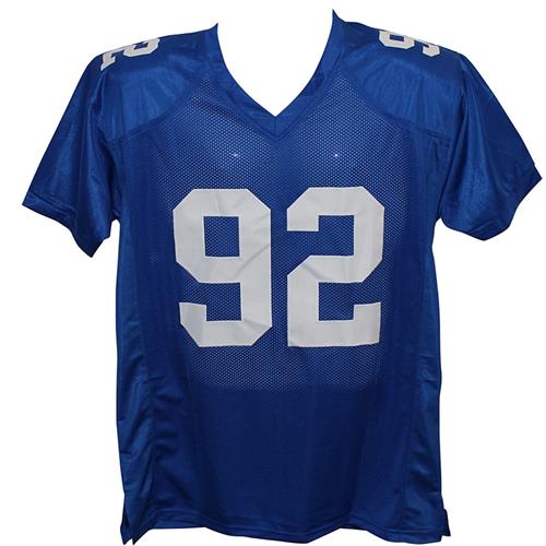 Michael Strahan Autographed New York Giants (Blue #92) Jersey - JSA – Palm  Beach Autographs LLC