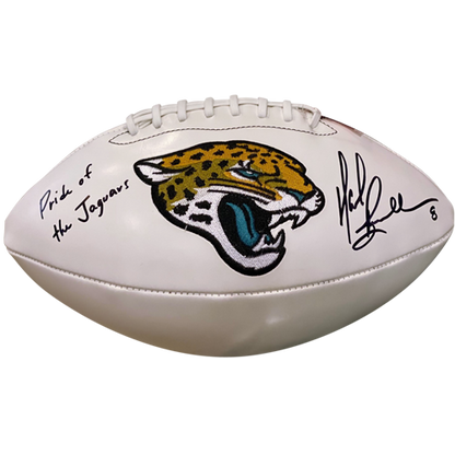 Mark Brunell Autographed Jacksonville Jaguars Logo Football
