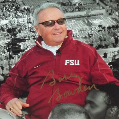 Bobby Bowden Autographed Florida State FSU Seminoles (Last Game Spotlight) Deluxe Framed 11x14 Photo