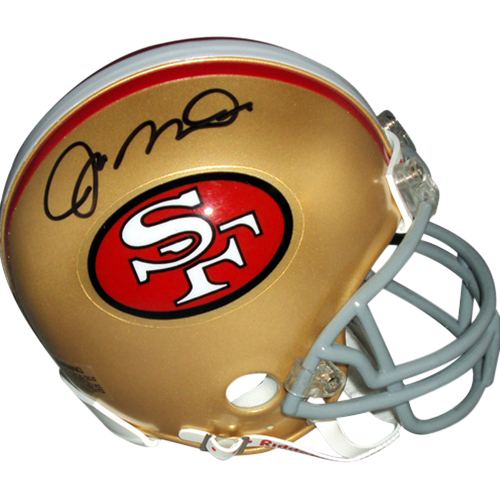 Joe Montana Autographed San Francisco 49ers Mini Helmet