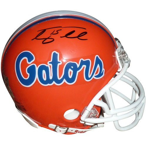 Tim Tebow Autographed Florida Gators Mini Helmet - Tebow Holo