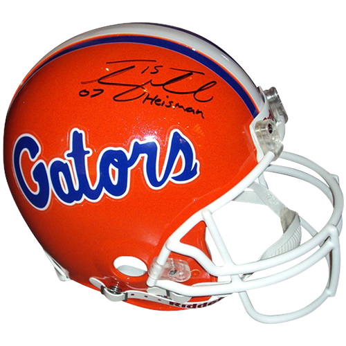 Tim Tebow Autographed Florida Gators Proline Authentic Helmet w/ "07 Heisman" - Tebow Holo
