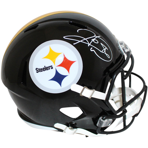 Hines Ward Autographed Pittsburgh Steelers Deluxe Full-Size Replica Helmet - Beckett
