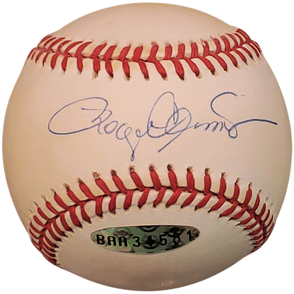 Roger Clemens Autographed MLB Baseball - UDA Upper Deck