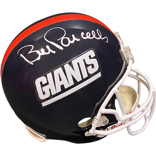 Bill Parcells Autographed New York Giants (Throwback) Deluxe Full-Size Replica Helmet - JSA