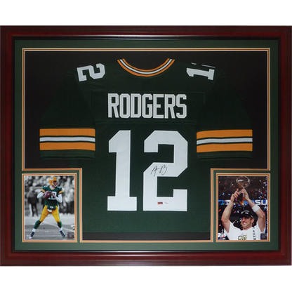 Aaron rodgers top autographed jersey
