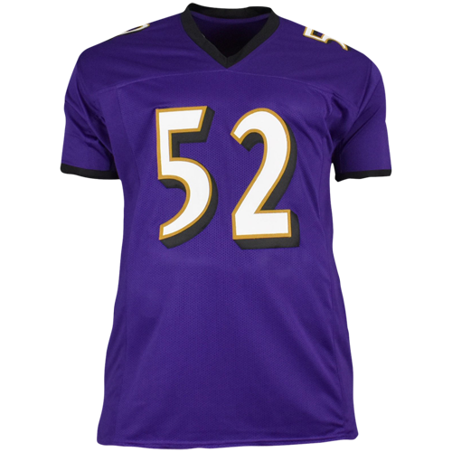 Ray Lewis Autographed Baltimore Ravens (Purple #52) Jersey