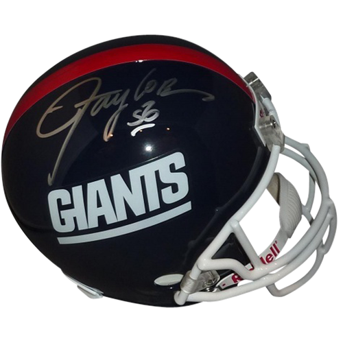 Lawrence Taylor Autographed New York Giants Deluxe Full-Size Replica Helmet