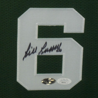 Bill Russell Autographed Boston Celtics (Green #6) Deluxe Framed Jersey