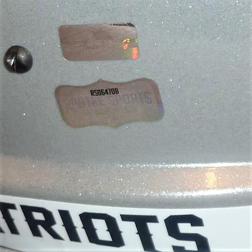 Rob Gronkowski Autographed New England Patriots Deluxe Full-Size Replica Helmet - Gronk Holo