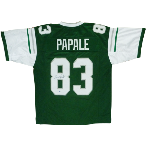 Vince Papale Autographed Philadelphia Eagles (Green #83) Custom Jersey w/ 