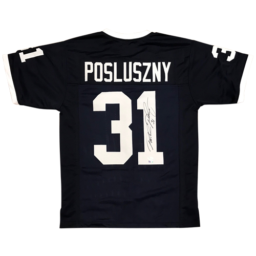 Paul Posluszny Autographed Penn State Nittany Lions (Blue #31) Custom Jersey - JSA Holo
