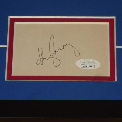 Harry Caray Autographed Chicago Cubs (Announcer) Deluxe Framed Cut Signature Piece - JSA
