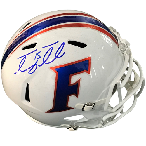 Tim Tebow Autographed Florida Gators (Pride White) Deluxe Full-Size Helmet - Tebow Holo