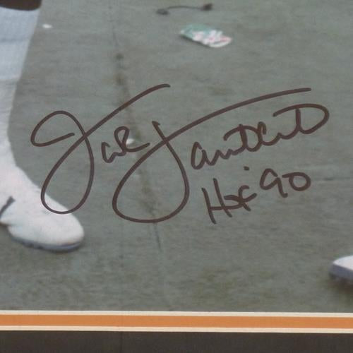 Jack Lambert And Joe Greene Autographed Pittsburgh Steelers Deluxe Framed 16x20 Photo - Beckett