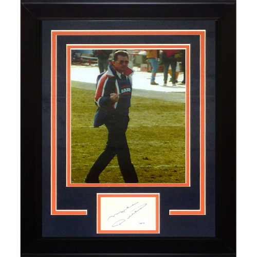 Mike Ditka Autographed Chicago Bears (Middle Finger) "Signature Series" Frame
