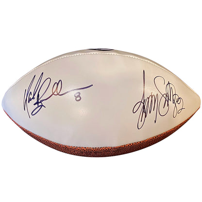 Tony Boselli , Mark Brunell , Jimmy Smith And Fred Taylor Autographed Jacksonville Jaguars Logo Football - Pride of the Jaguars