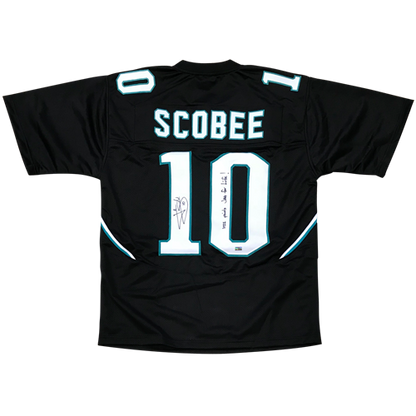 Josh Scobee Autographed Jacksonville Jaguars (Black #10) Custom Jersey