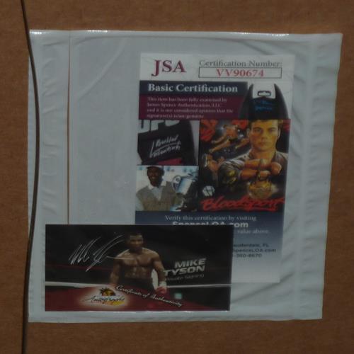 Mike Tyson Autographed Boxing (Nintendo Punchout) Deluxe Framed 16x20 Photo - Tyson Holo