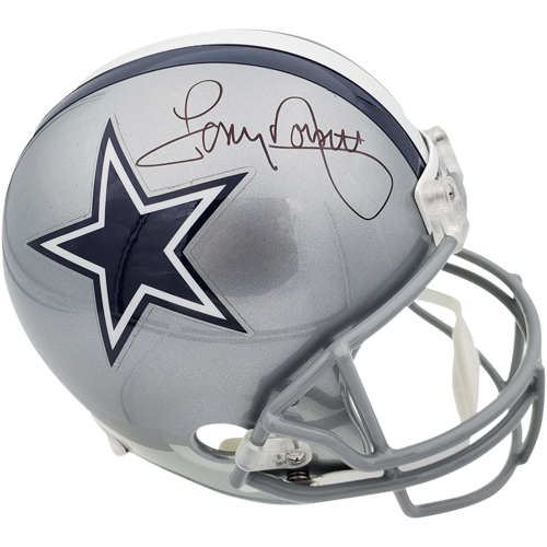 Tony Dorsett Autographed Dallas Cowboys Deluxe Full-Size Replica Helmet - JSA