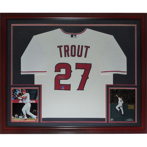 mike trout autographed