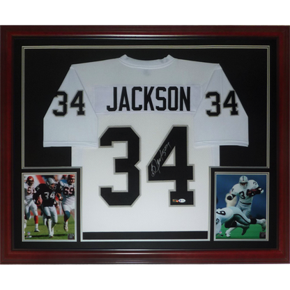 Bo jackson white raiders jersey sales