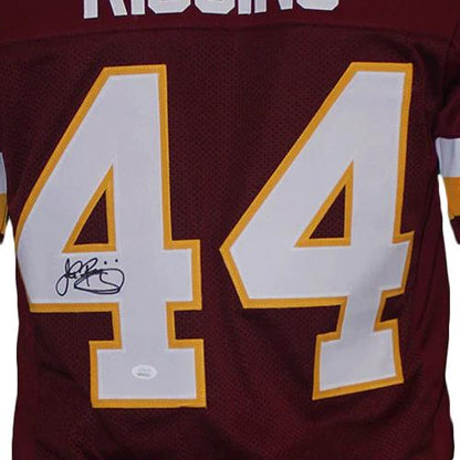 John Riggins Autographed Washington (Maroon #44) Custom Jersey - JSA