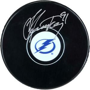 Steven Stamkos Autographed Tampa Bay Lightning Hockey Puck