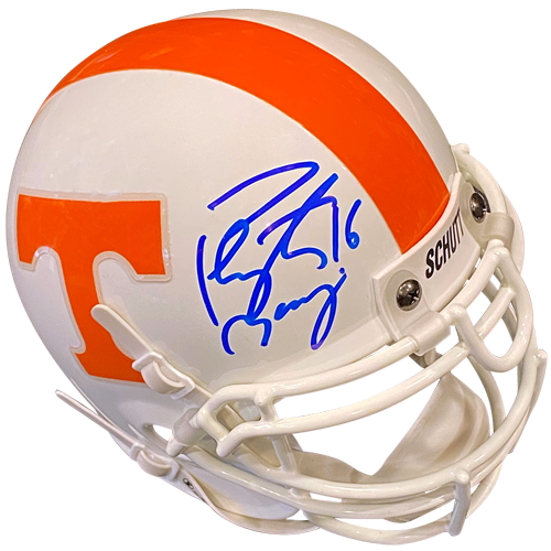 Peyton Manning Autographed Tennessee Vols Mini Helmet